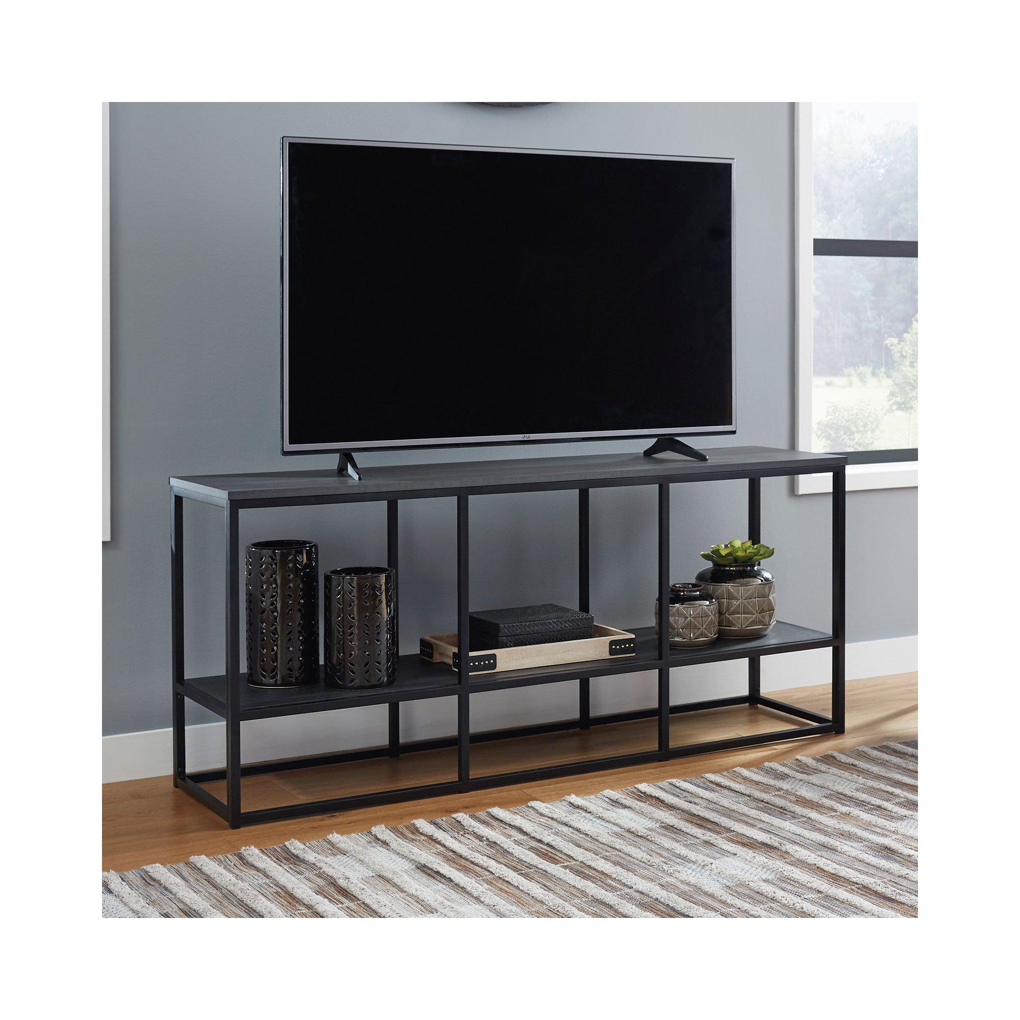Rent to Own Ashley Yarlow Extra Large TV Stand Black at Aaron's today!